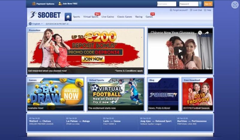 Cược Thể Thao Ảo siêu lôi cuốn tại sảnh thể thao Hello88 Sbobet